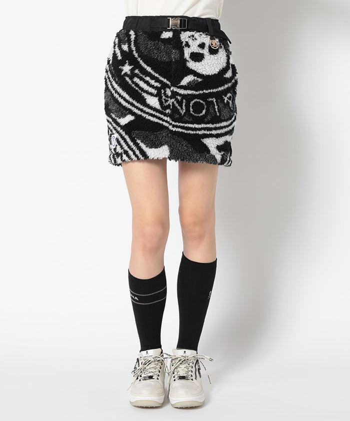Massive Boa Fleece Skirt | WOMEN