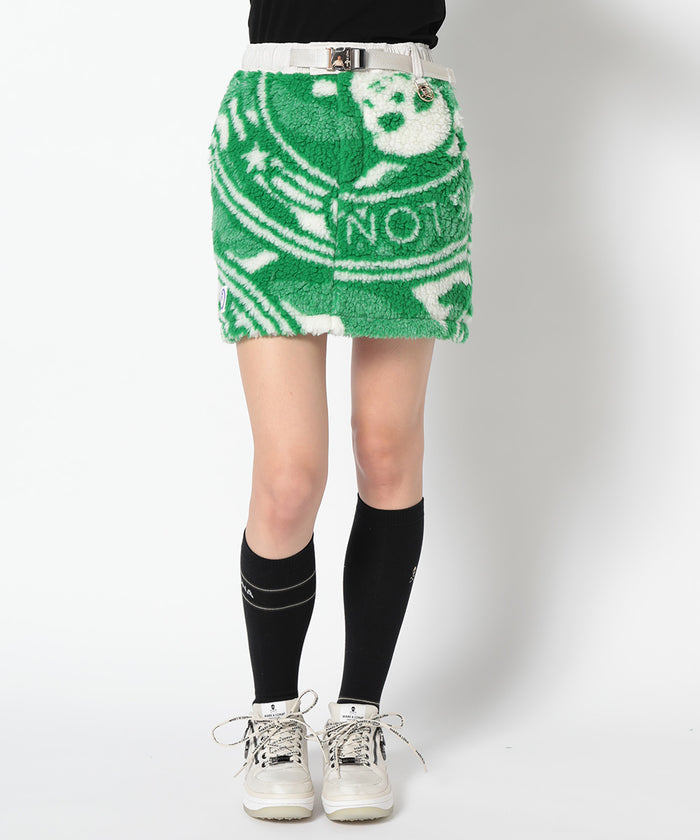 Massive Boa Fleece Skirt | WOMEN