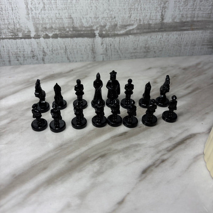 Mid Century West Germany Miniature Pocket Chess Set