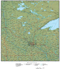 Digital Minnesota Terrain map in Adobe Illustrator vector format with Terrain MN-USA-942200