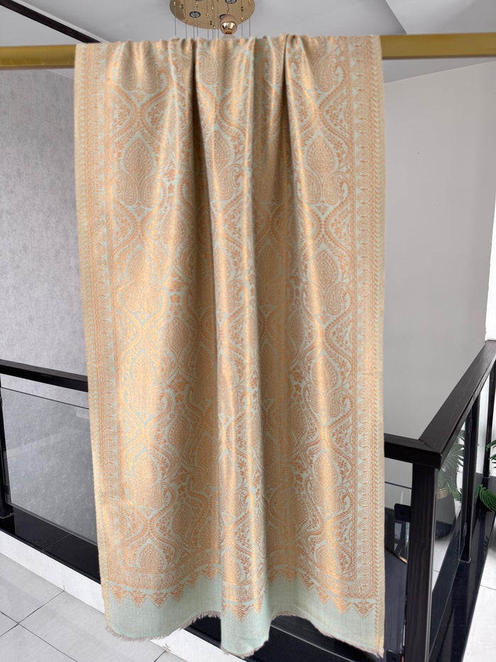 Moonlight pashmina glow stole, 28x80 inches