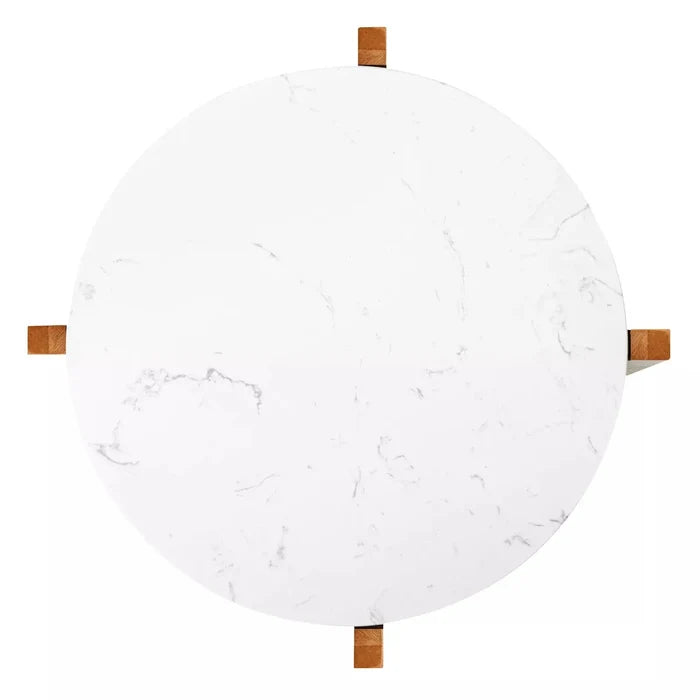 Morse Marble Nightstand Table Canva Home