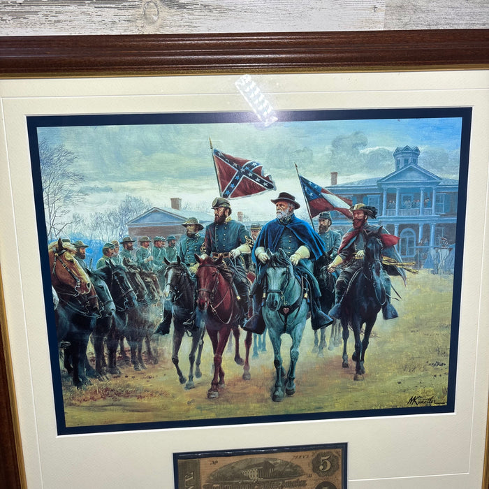Mort Künstler Legends in Gray Civil War Framed Print Display
