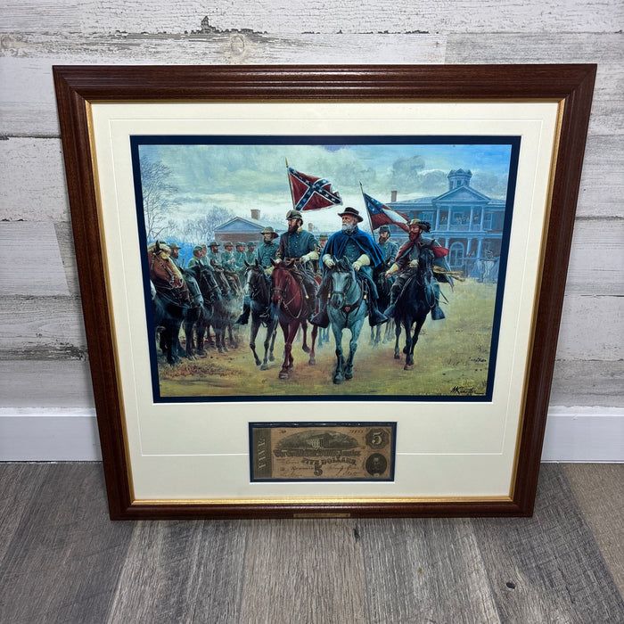 Mort Künstler Legends in Gray Civil War Framed Print Display