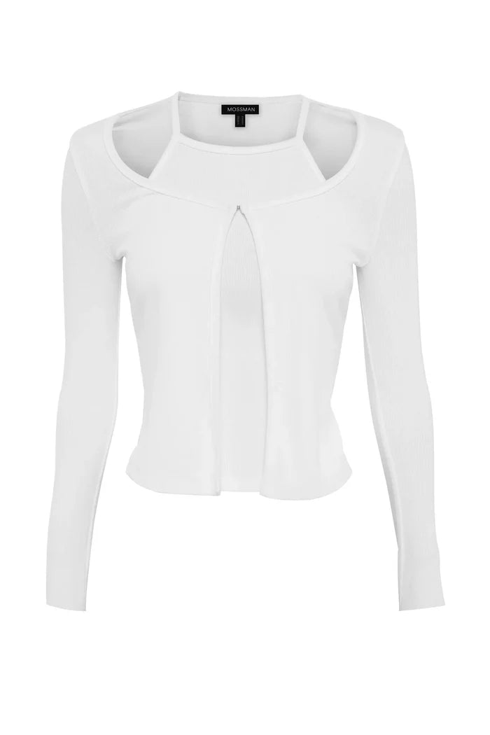 Mossman Reimagine Top - White Apparel > Women > Clothing > Tops > Blouses & Shirts > Mossman Hyde Boutique