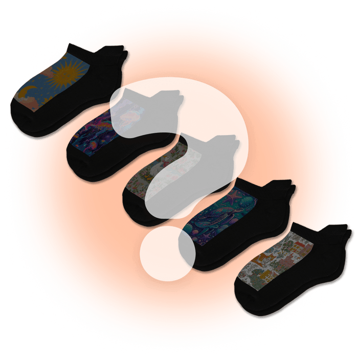 Mystery Ankle Socks Bundle 5-Pack