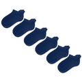 Viasox Navy Blue Ankle Socks Bundle 6-Pack front view