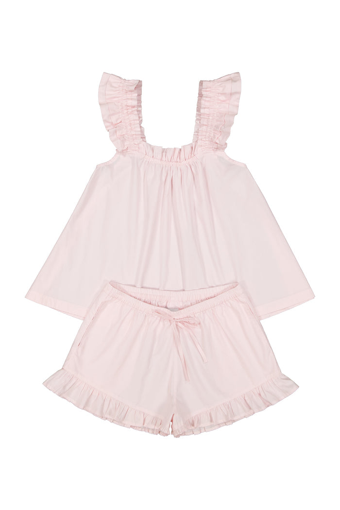 Piyama Nicolette Sleep Set - Cotton - Ballet Pink — view 3