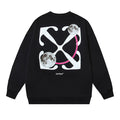 Off White Logo Cotton Sweatshirts