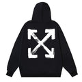 Off White Logo Drawstring Hoodie