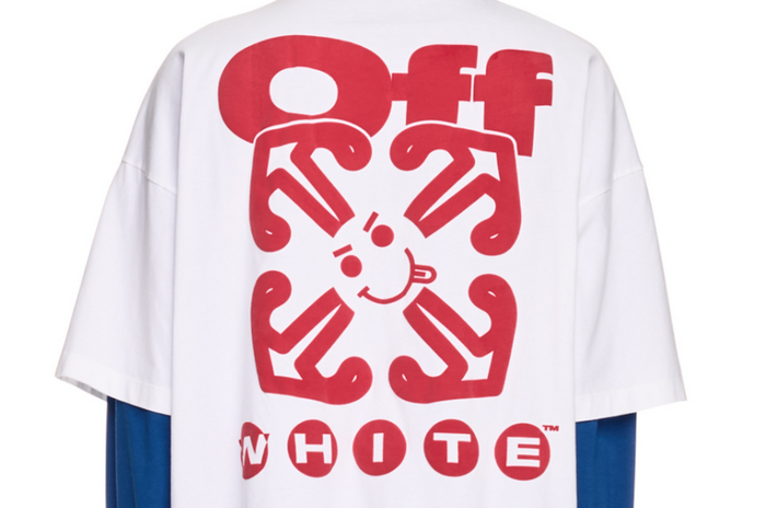 OFF WHITE Smile Arrow T-shirt