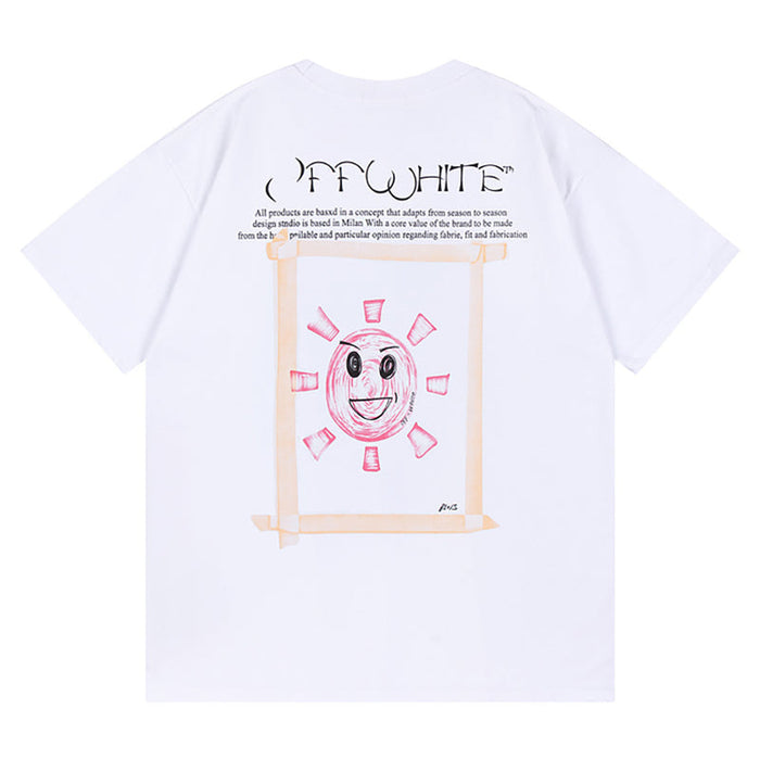 OFF WHITE Sun Moon Skate T-shirt