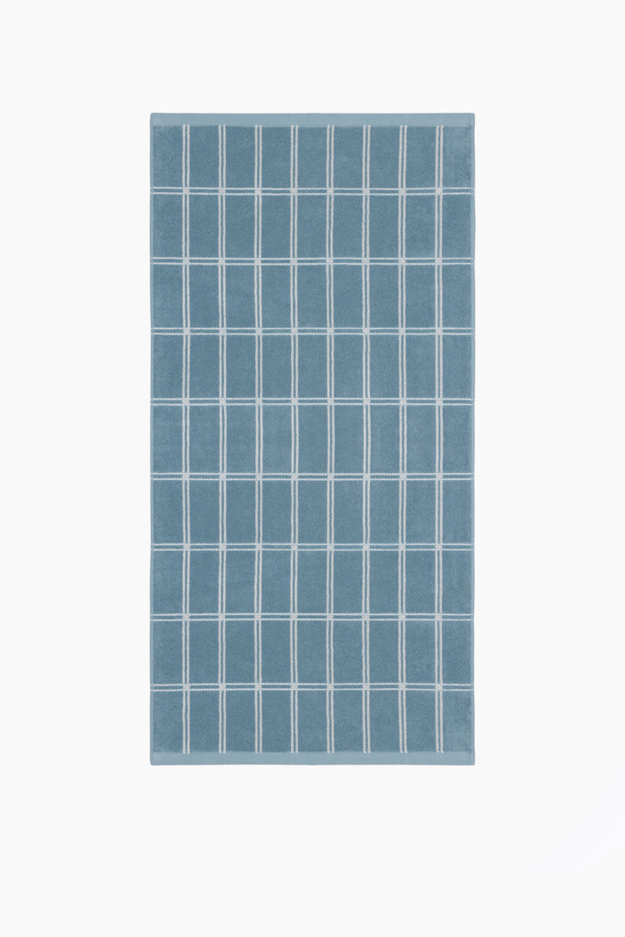 Organic Cotton Modern Tartan Towels | Celeste & Chalk