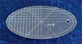 Oval Quilt Template 3" x 6"