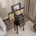Paige Mirror Jewelry Armoire Cabinet Canva Home