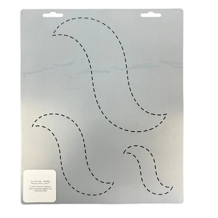Paisley Series 3", 5", and 7"Quilt Stencil