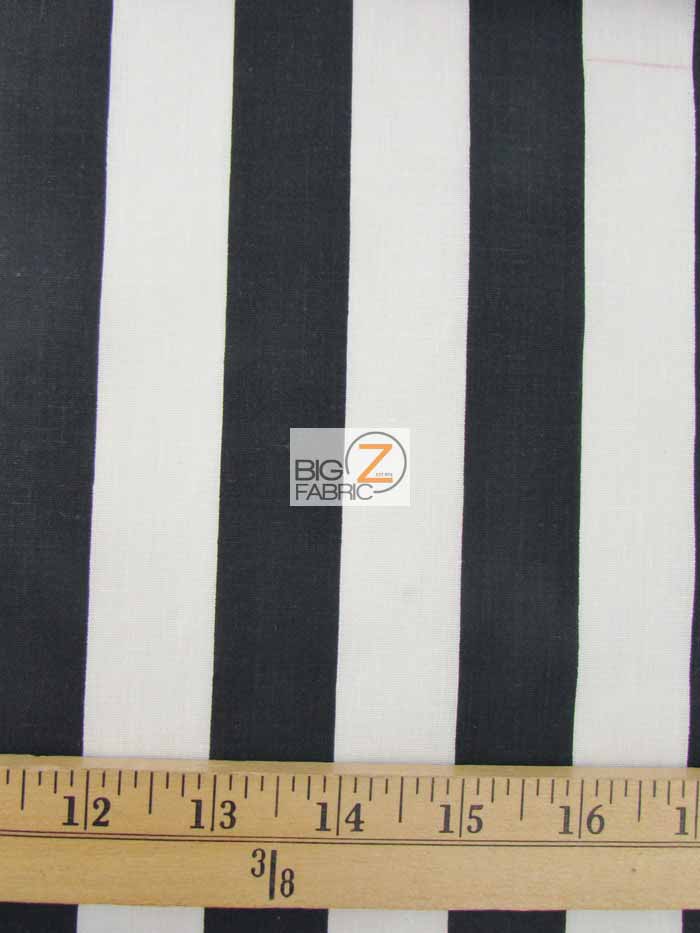 Poly Cotton 1 Inch Stripe Fabric  / Purple/Yellow / Sold By The Yard