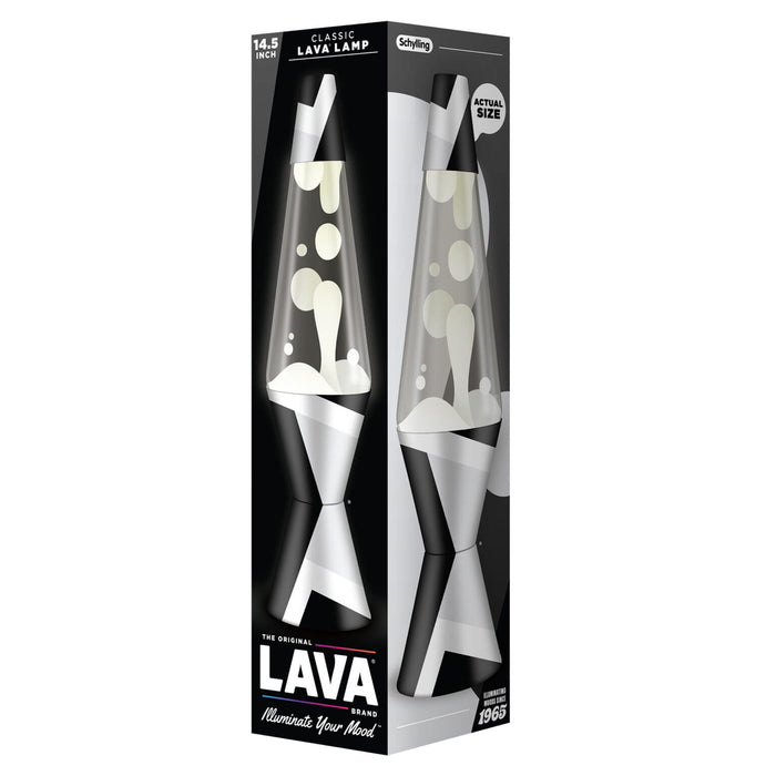 Polygonal White Tone Lava Lamp 14.5"