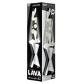 Polygonal White Tone Lava Lamp 14.5"