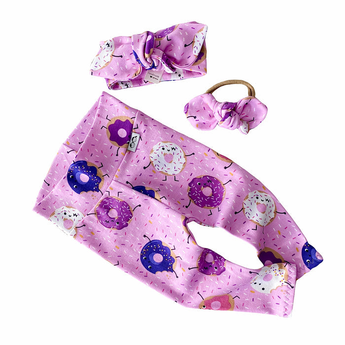 Purple Donuts Leggings and/or Headbands