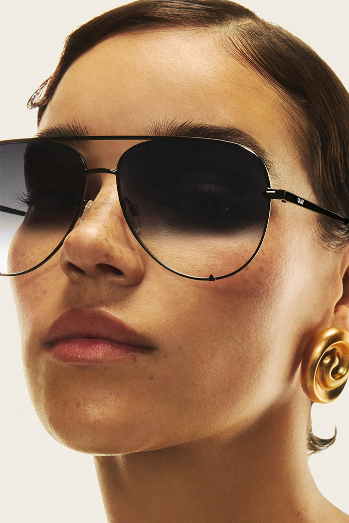 QUAY High Key Sunglasses  - black / fade