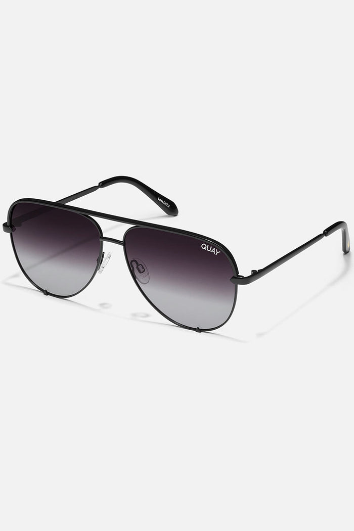 QUAY High Key Sunglasses  - black / fade