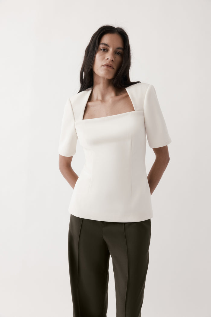 Rebe Elise Top - Ivory Hyde Boutique