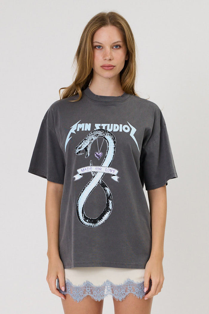 Remain Viper Tee - Black Hyde Boutique