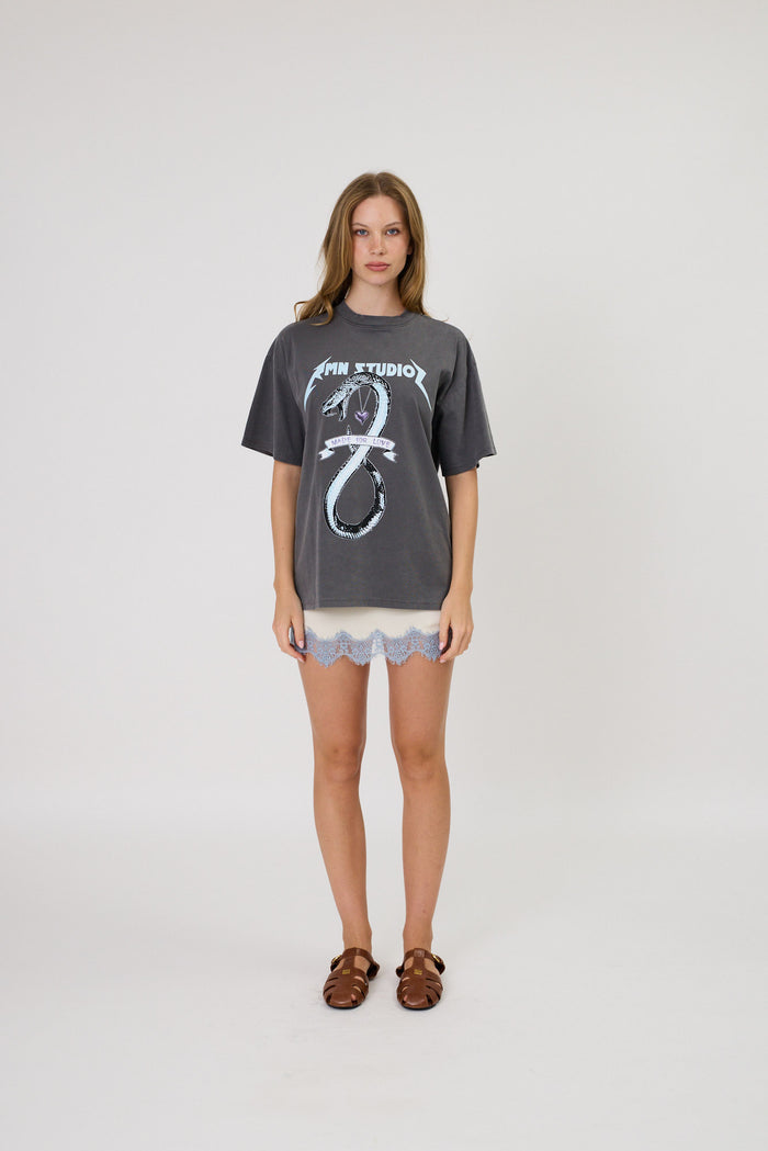 Remain Viper Tee - Black Hyde Boutique