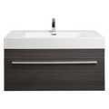 VANITY: The versatile design of the Rhythm vanity brings a modern sensibility to the bath.