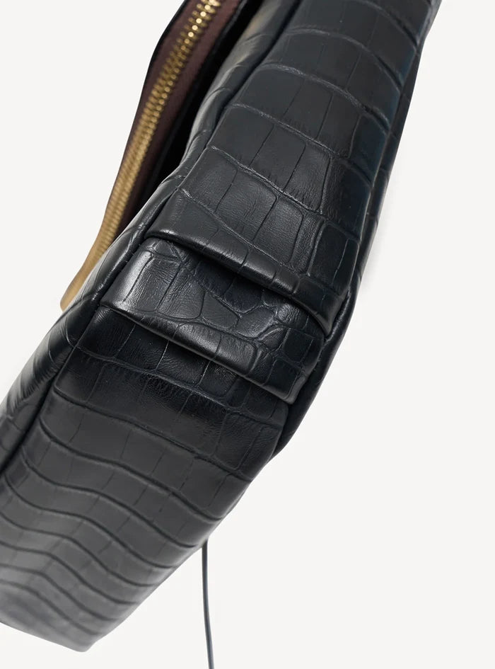SABEN Fifi Crossbody Bag - Black Croc Accessories > Women > Accessories > Bags & Wallets > Crossbody Bags > Saben Saben
