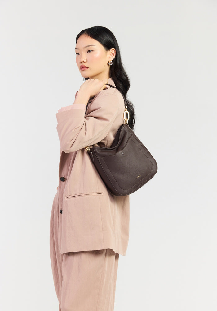 Saben Rosie Shoulder Bag - Cacao Luxe Hyde Boutique