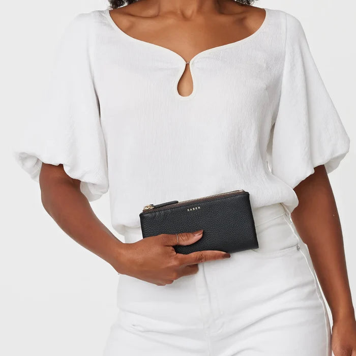 SABEN Sam Wallet - Black Accessories > Women > Accessories > Wallets & Card Holders > Wallets > Saben Mrs Hyde Boutique