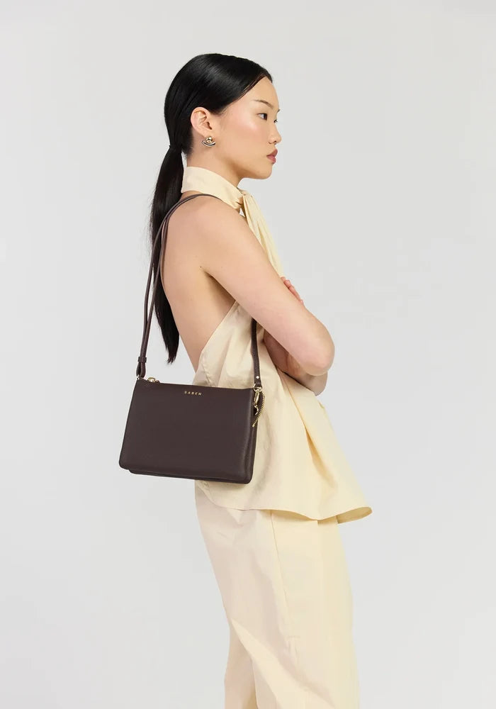 SABEN Tillys Big Sis Crossbody - Cacao Accessories > Women > Accessories > Bags & Handbags > Crossbody Bags > Saben Hyde Boutique