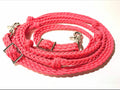 Purple barrel reins , Round with grip knots...You choose color and length - Tiffanys Braided Tack LLC