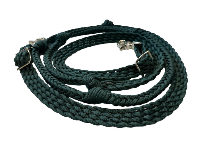 Purple barrel reins , Round with grip knots...You choose color and length - Tiffanys Braided Tack LLC