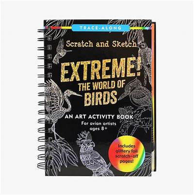 Scratch And Sketch Extreme World Of Birds Activity Book