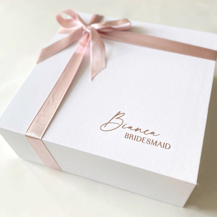 *SECONDS* White Matte Gift Box (Large Size - RRP $44.95) - Bridesmaid Boxes