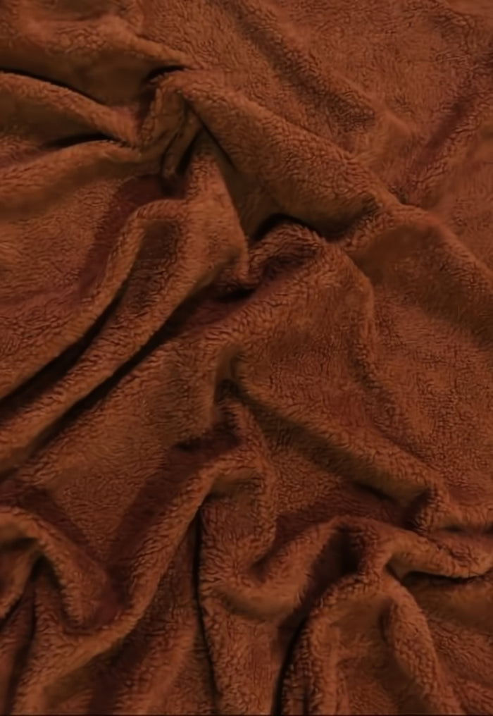 Sherpa Faux Fur Fabric / White / Sold By The Yard