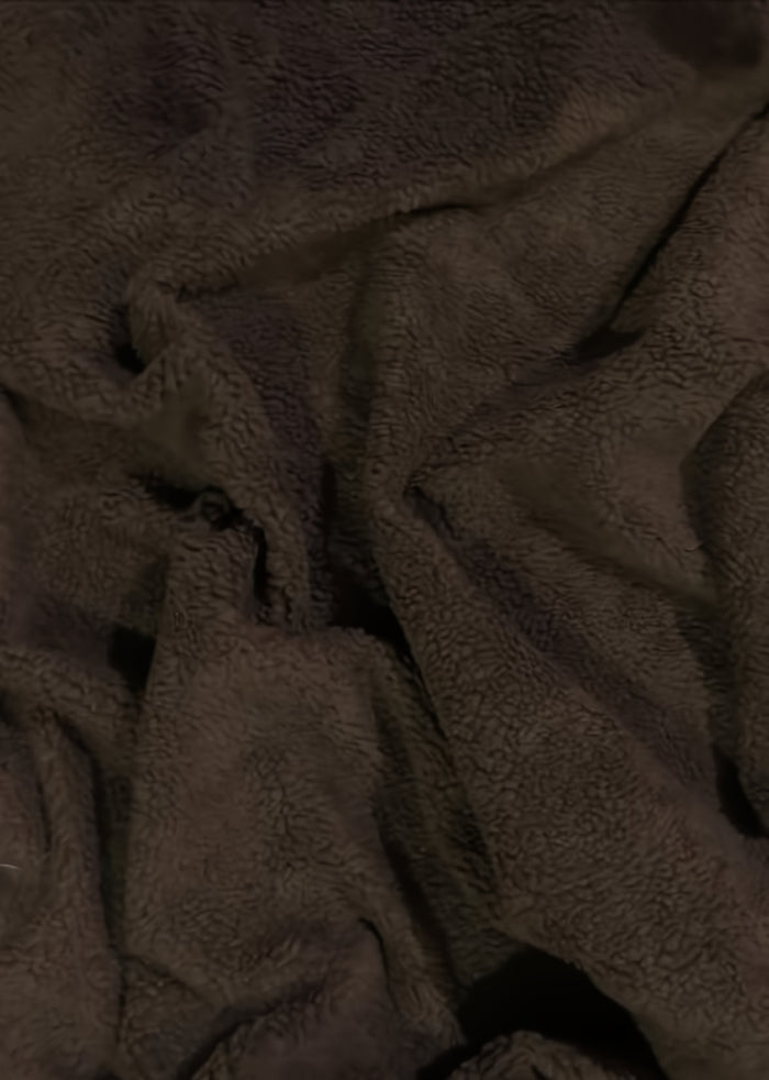 Sherpa Faux Fur Fabric / White / Sold By The Yard