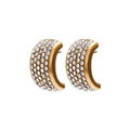 Silk & Steel Diva Earrings - CZ + Gold Hyde Boutique