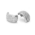Silk & Steel Diva Earrings - CZ + Silver Hyde Boutique