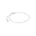 Silk & Steel Dotty Pearl Bracelet - Pearl/Silver Apparel > Women > Accessories > Jewellery > Necklaces > Silk & Steel Hyde Boutique