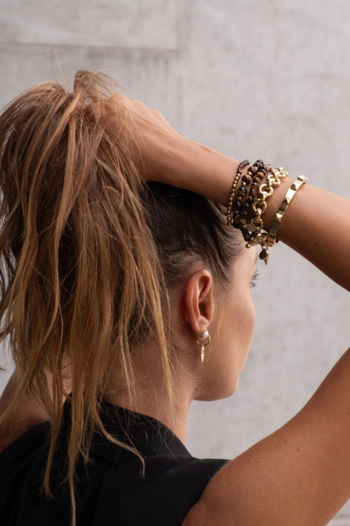 Silk & Steel Heirloom Bracelet - Gold Hyde Boutique