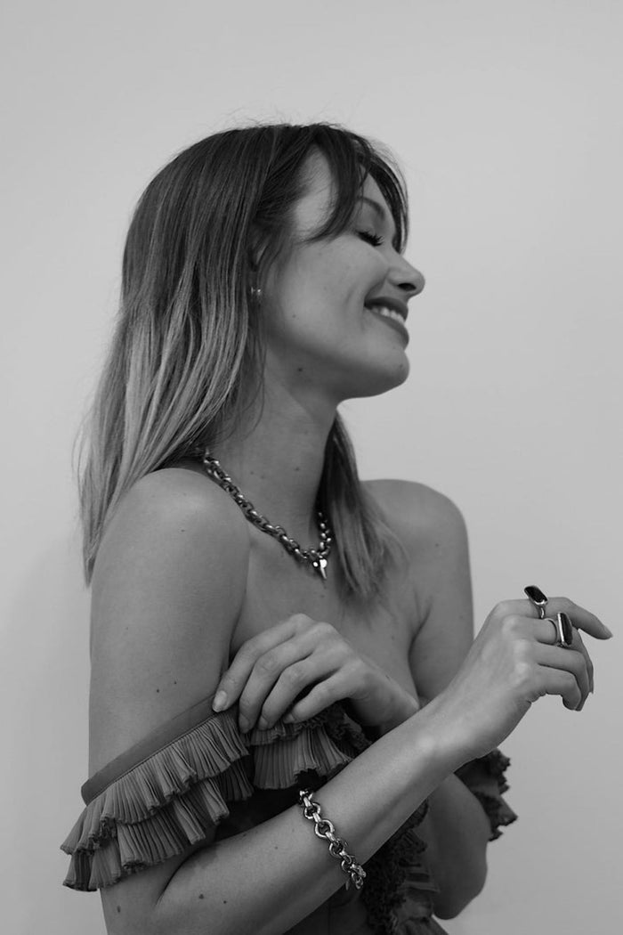 Silk & Steel Heirloom Bracelet - Silver Arriving Thursday Accessories > Women > Jewellery > Bracelets > Chain & Link Bracelets > Silk & Steel Hyde Boutique