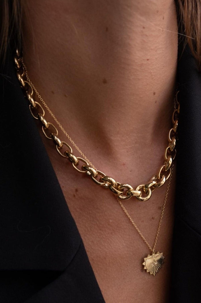 Silk & Steel Heirloom Necklace - Gold Apparel > Women > Accessories > Jewellery > Necklaces > Silk & Steel Hyde Boutique
