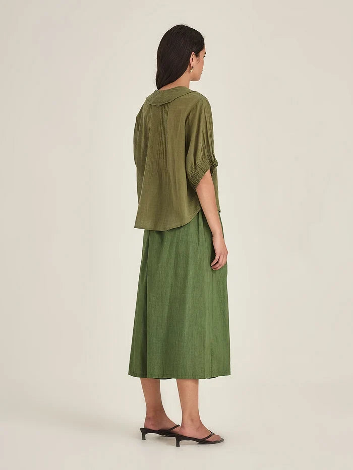 Sills Elodie Blouse - Grass Green