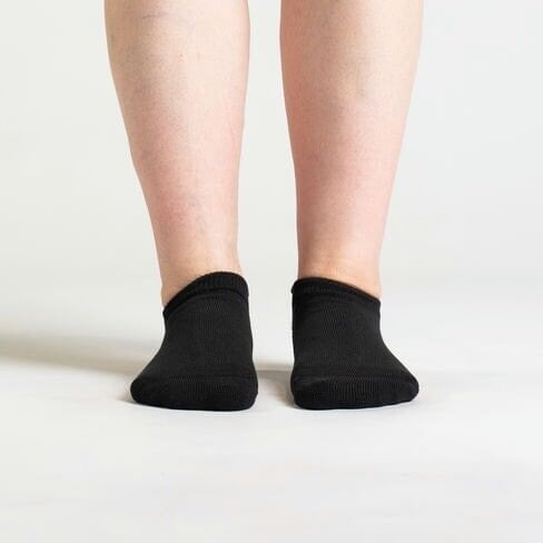 Viasox Solid Essentials Ankle Socks Bundle 5-Pack side view