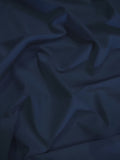Solid Reversible Formal Poly Cotton Twill Fabric / Navy Blue / Sold By The Yard