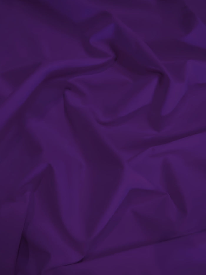 Solid Reversible Formal Poly Cotton Twill Fabric / Purple / Sold By The Yard